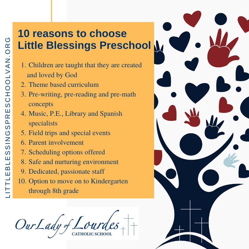 10 reasons to choose Little Blessings Preschool, Vancouver WA